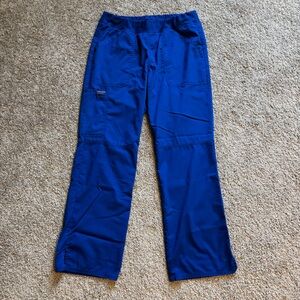 Cherokee Revolution Size M Cobalt Blue Scrub Pants